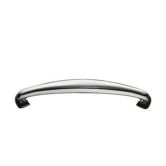 Smedbo B606 3 7/8 in. Saddle Pull in Polished Chrome from the Design Collection